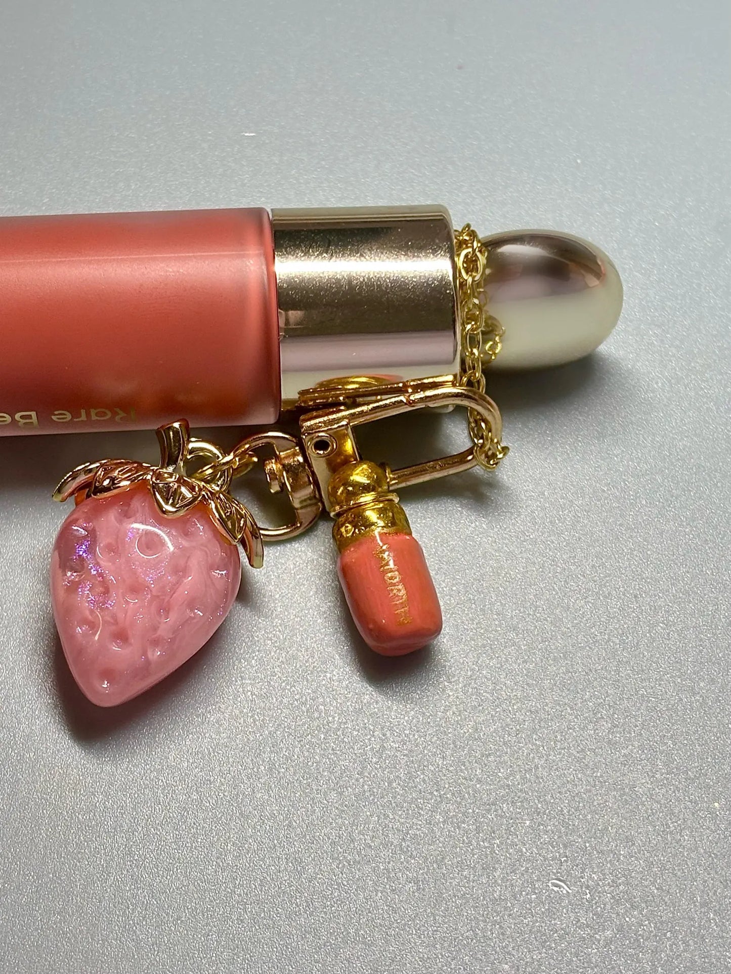 Handmade Liquid Blush Charm | Polymer Clay Makeup Miniature