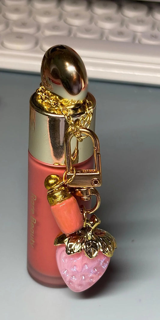 Handmade Liquid Blush Charm | Polymer Clay Makeup Miniature