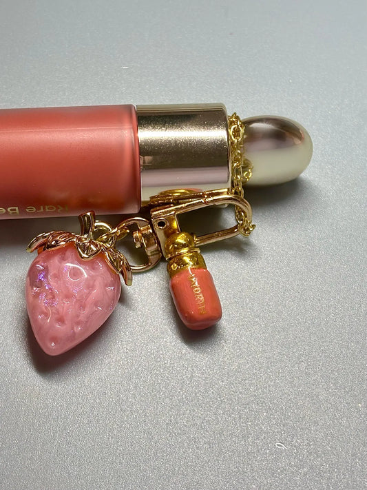 Handmade Liquid Blush Charm | Polymer Clay Makeup Miniature